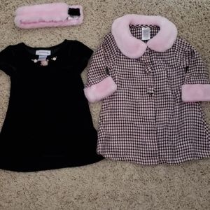 18M Dress/Coat/Handband Combo